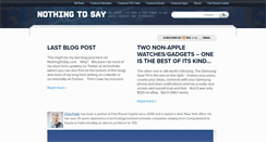 Desktop Screenshot of nothingtosay.com